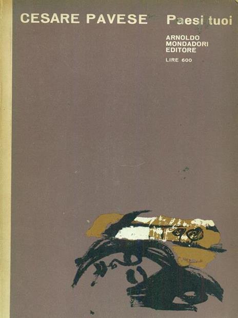 Paesi tuoi - Cesare Pavese - copertina