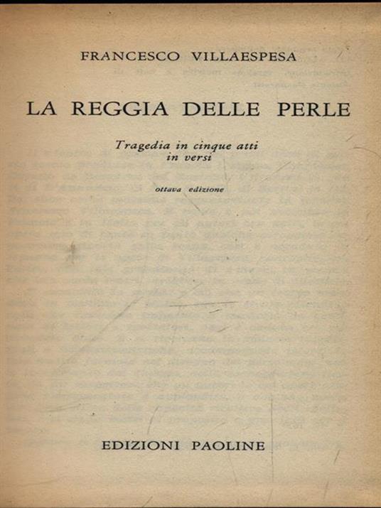 La reggia delle perle - Francesco Villaespesa - 3