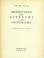 Dizionario dei sinonimi e dei contrari