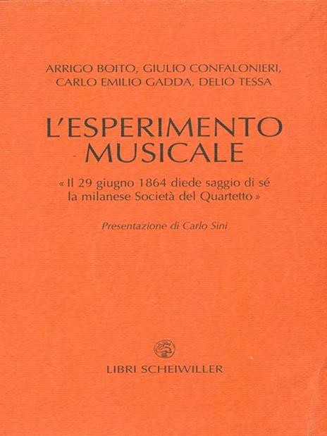 L' esperimento musicale. «Il 29 giugno 1864 diede primo saggio di sé la milanese Società del Quartetto» - 5