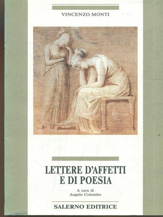 Lettere d'affetti e di poesia - Vincenzo Monti - copertina