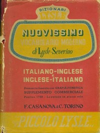 Nuovissimo vocabolario moderno - Lysle - Severino - - Libro Usato -  Casanova 