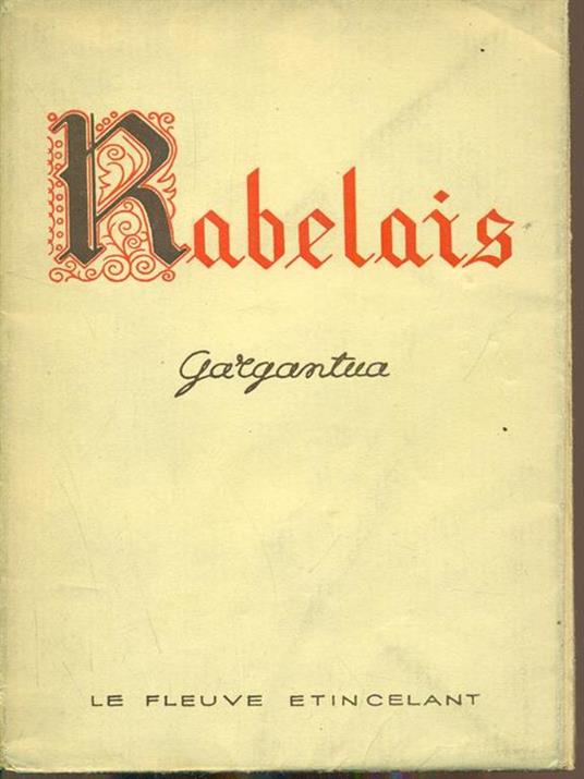 Gargantua - François Rabelais - copertina