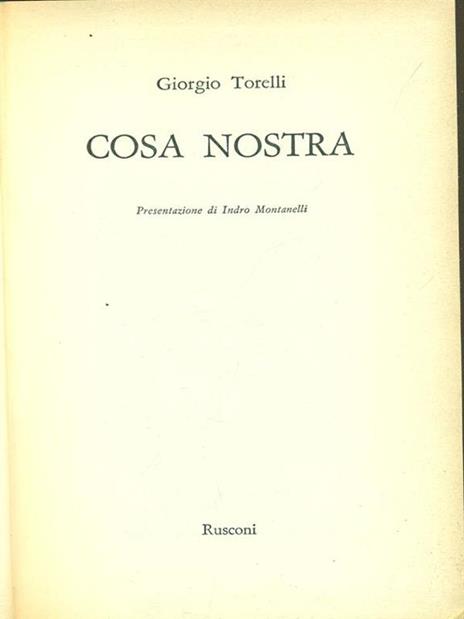 Cosa Nostra - Giorgio Torelli - 9