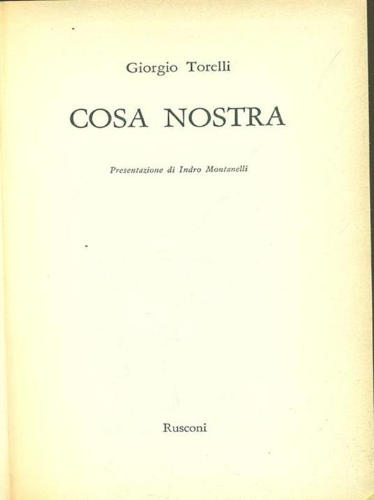 Cosa Nostra - Giorgio Torelli - 9