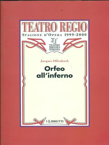 Orfeo all'inferno - Jacques Offenbach - copertina