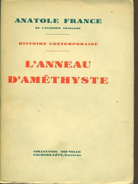 L' anneau d'améthyste - Anatole France - 9