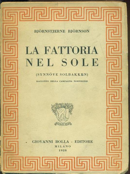 La fattoria nel sole - Bjørnstjerne Bjørnson - 4