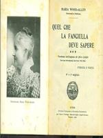 Quel che la fanciulla deve sapere vol. 3