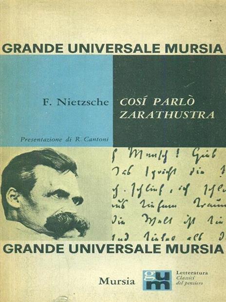 Cosi parlo Zarathustra - Friedrich Nietzsche - 3