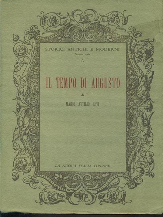 Il tempo di Augusto - Mario A. Levi - 4