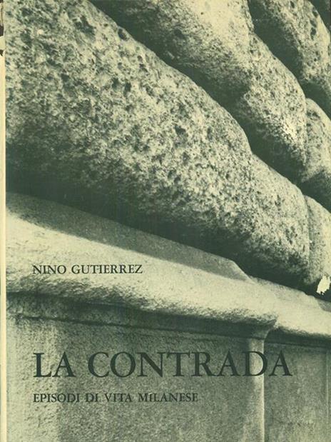 La contrada - Nino Gutierrez - copertina