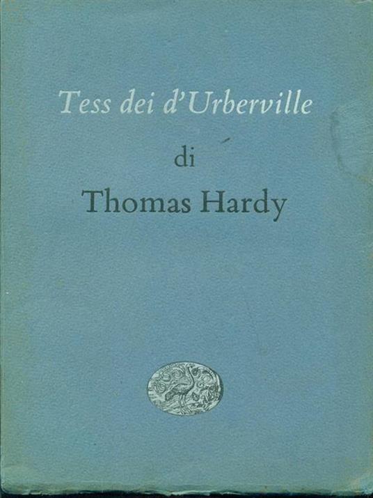 Tess dei d'Urberville - Thomas Hardy - copertina