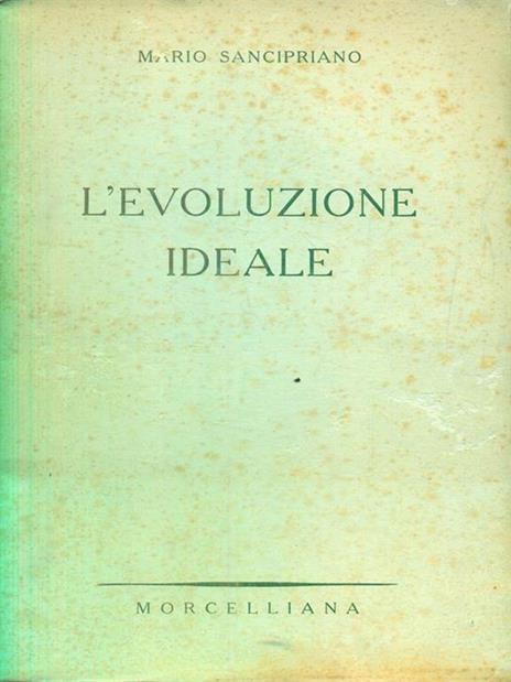 L' evoluzione ideale - Mario Sancipriano - copertina