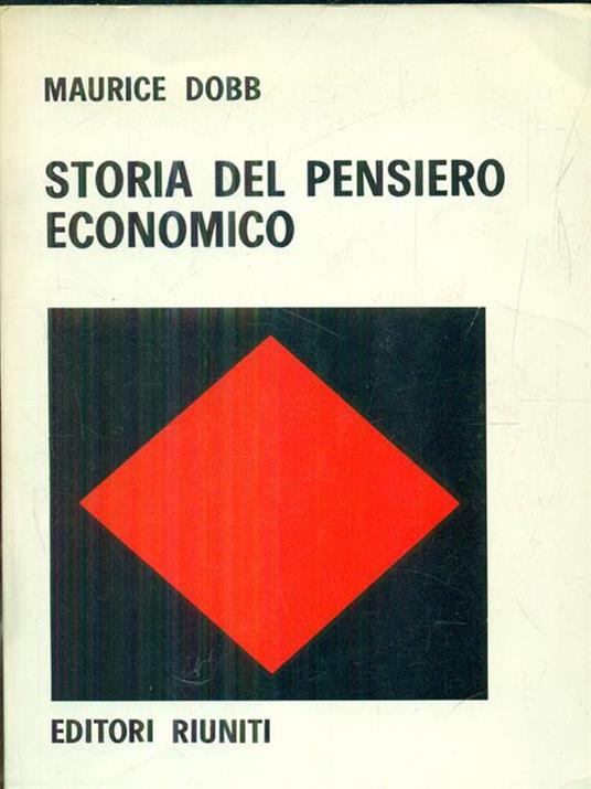 Storia del pensiero economico - Maurice Dobb - copertina