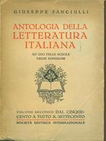 Antologia della letteratura italiana. Vol. II