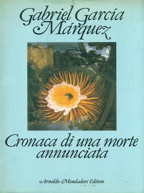 Cronaca di una morte annunciata - Gabriel García Márquez - copertina