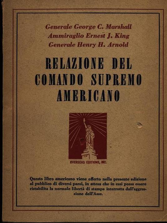 Relazione del comando supremo americano - 2