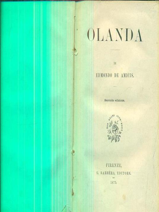 Olanda - Edmondo De Amicis - 2