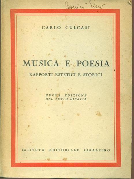 Musica e poesia - Carlo Culcasi - 4