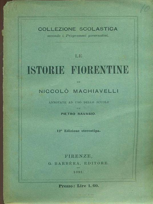 Le istorie fiorentine - Niccolò Machiavelli - 4