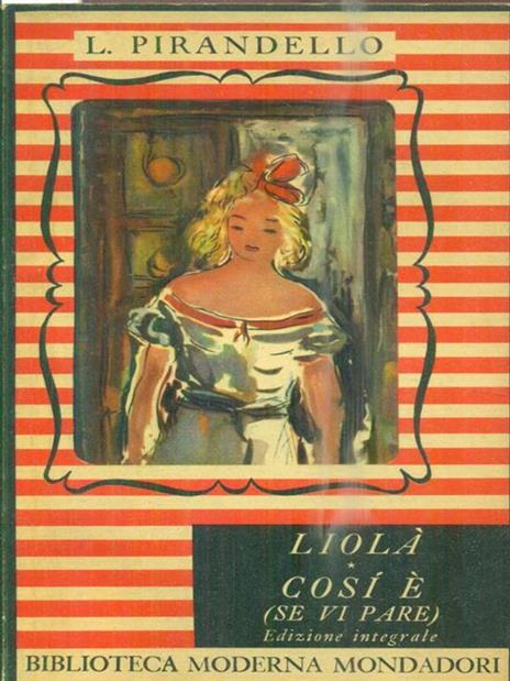 Liola cosi é - Luigi Pirandello - copertina