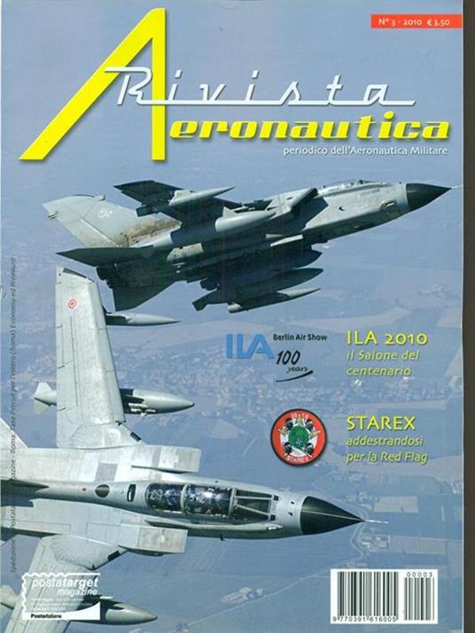 Rivista Aeronautica n3-2010 - Libro Usato - Ministero Difesa 