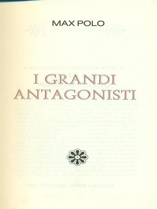 Storia moderna di Roma Antica: I grandi antagonisti - Max Polo - 4