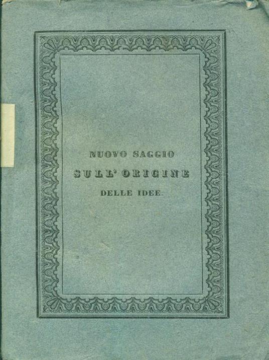 Nuovo saggio sull'origine delle idee vol II - 2