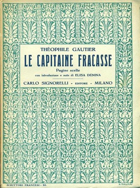 Le capitaine Fracasse - Théophile Gautier - copertina