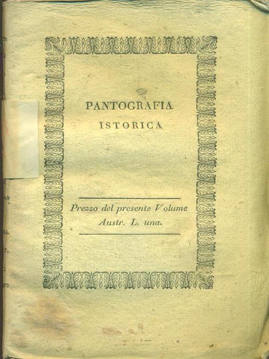 Pantografia Istorica. Vol. XXXV - Bernardo Bellini - 6