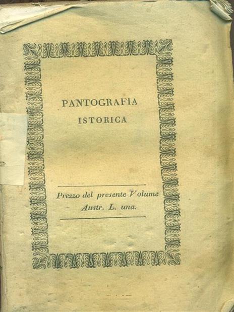 Pantografia Istorica. Vol. XXIX - Bernardo Bellini - 5