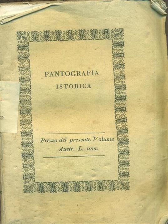 Pantografia Istorica. Vol. XXIX - Bernardo Bellini - 9