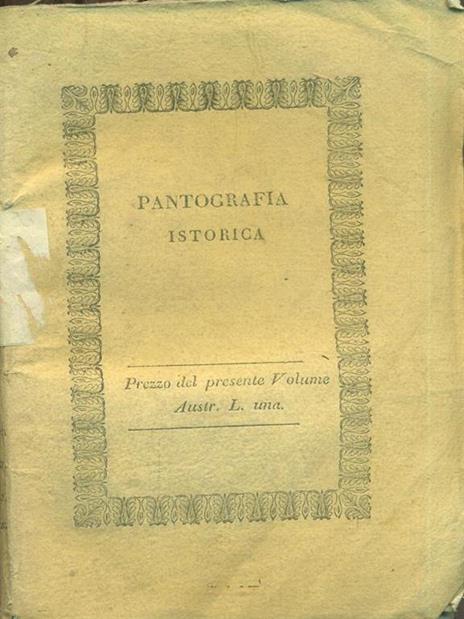 Pantografia Istorica. Vol. XXVI - Bernardo Bellini - 5