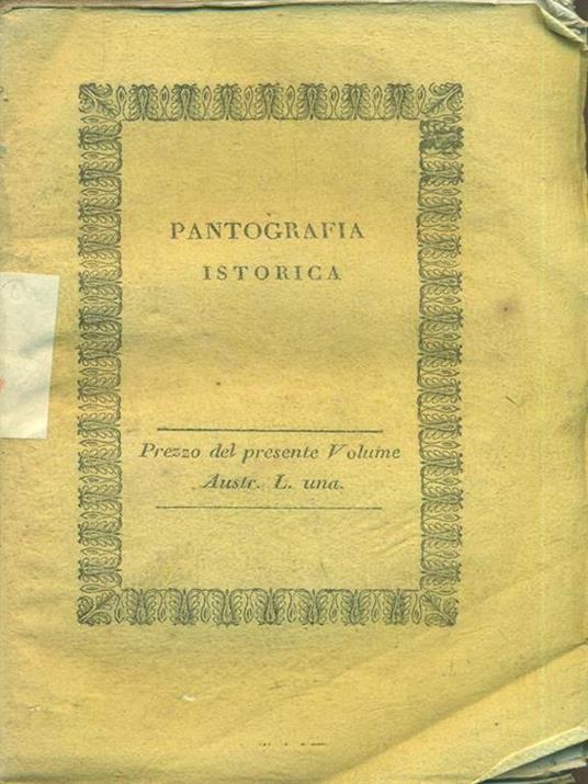 Pantografia Istorica. Vol. XXIV - Bernardo Bellini - 10