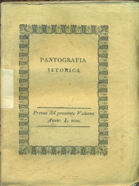 Pantografia Istorica. Vol. XXIII - Bernardo Bellini - 3