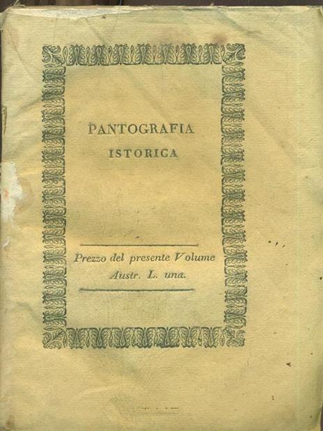 Pantografia Istorica. Vol. XVIII - Bernardo Bellini - 9