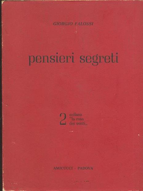 Pensieri segreti - Giorgio Falossi - 3