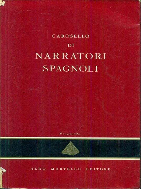 Carosello di narratori spagnoli - Cesco Vian - copertina