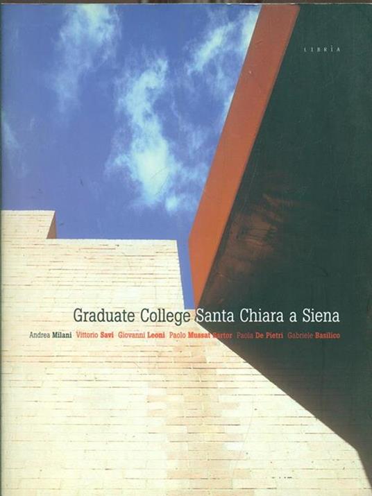 Graduate College Santa Chiara a Siena - copertina