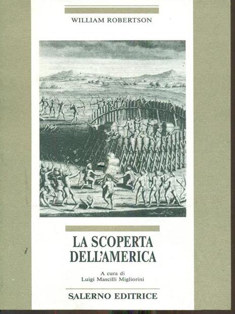 La scoperta dell'America - William Robertson - copertina