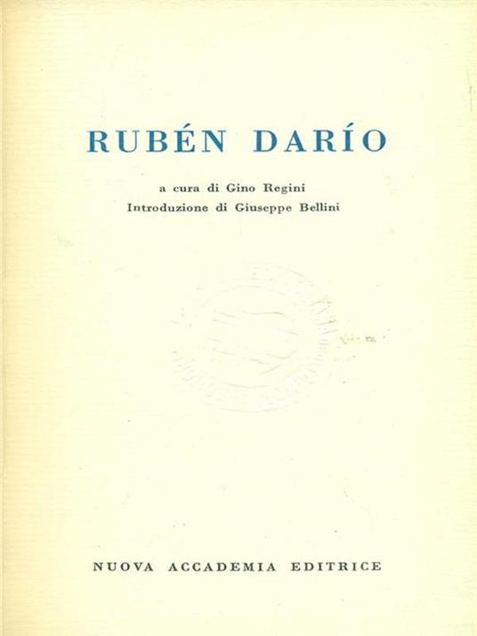 Ruben Dario - copertina