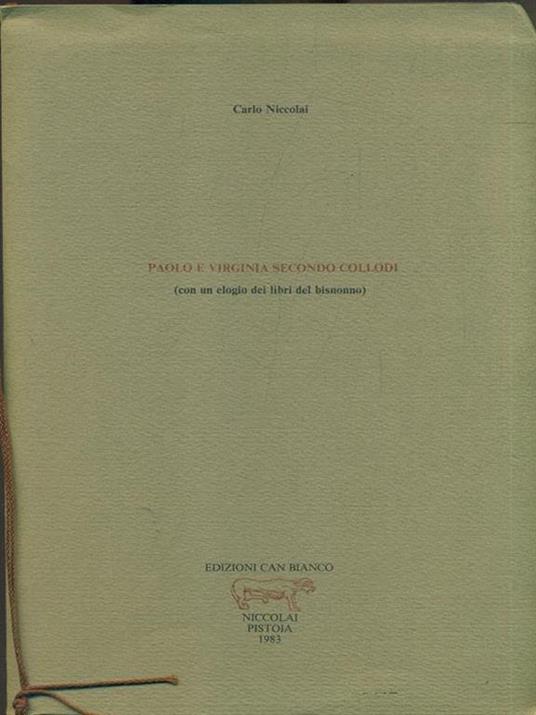 Paolo e Virginia secondo Collodi - Carlo Niccolai - 3
