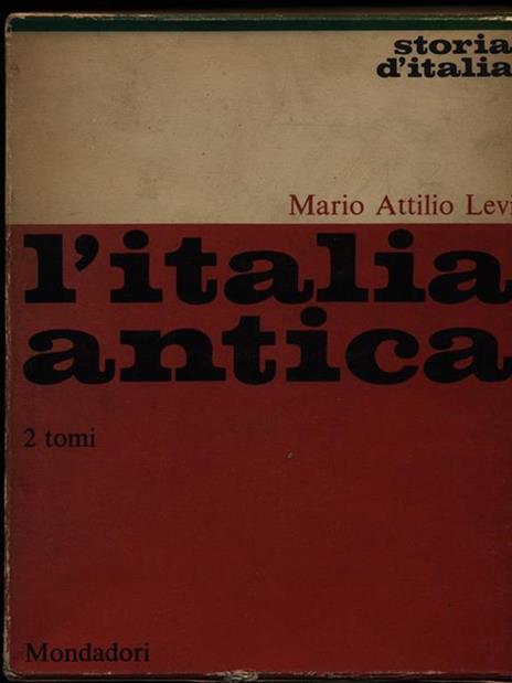 L' Italia antica. 2 volumi - M. Levi - 3