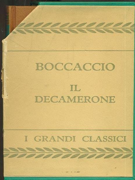 Il Decamerone Vol. I-II - Giovanni Boccaccio - copertina