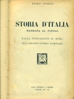 Storia d'Italia narrata al popolo dalla fondazione di Roma alla grande guerra nazionale