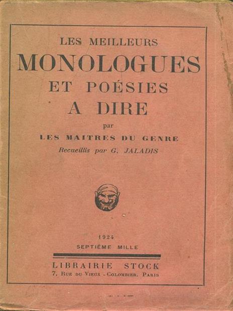 Les meilleurs monologues et poésies a dire -   - 10