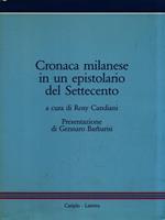 Cronaca milanese in un epostolario del Settecento