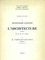 Analyse du dictionnaire raisonné de l'architecture