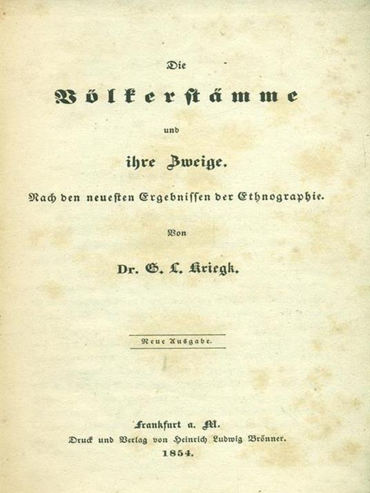 Die Bolferftamme - 4